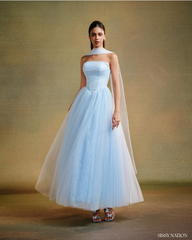 Amelia Corset dress - Pastel blue