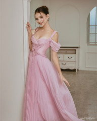 The Whisper Pleated dress