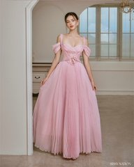 The Whisper Pleated dress