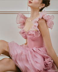 Kiss From A Rose dress - Dusty rose