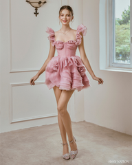 Kiss From A Rose dress - Dusty rose