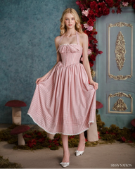 Secret Garden Corset dress - Gingham
