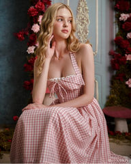 Secret Garden Corset dress - Gingham
