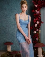 Mermaid Corset dress - Blue