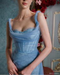 Mermaid Corset dress - Blue