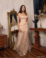 Mermaid Corset dress - Beige