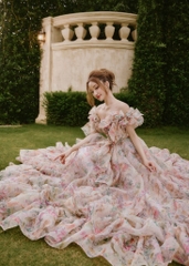 Peony D Gown dress - White