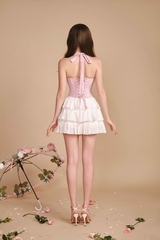 French Lover Corset Top (Gingham) - My Dear Skirt