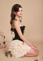 Black Orchid Corset Top - J'adore Corset Skirt