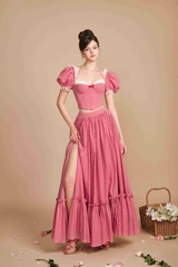 Rolling In Love Corset Set
