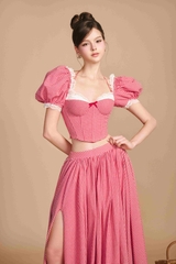 Rolling In Love Corset Set