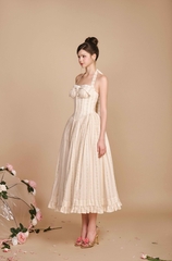 Secret Garden Corset Dress - White Floral