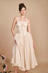 Secret Garden Corset Dress - White Floral