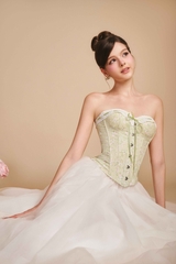 À La Rose Corset Top(Avocado) - I'm Yours Skirt