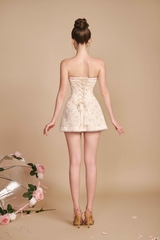 À La Rose Corset Top (White Floral) - Daisy Dream Skirt