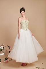 À La Rose Corset Top(Avocado) - I'm Yours Skirt
