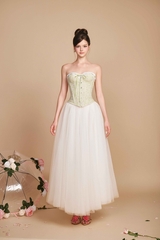 À La Rose Corset Top(Avocado) - I'm Yours Skirt