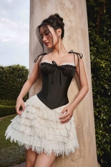 Black Orchid Corset Top - J'adore Skirt