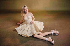 Odette Corset dress - Ivory