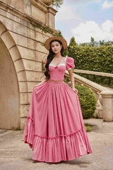 Rolling In Love Corset Set