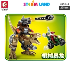 Robot khủng long chiến đấu màu nâu - SEMBO 205044