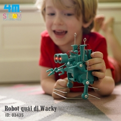 Đồ chơi (Giáo Dục STEM, Độ tuổi 5+) Robot quái dị Wacky - 4M (Đồ chơi Khoa học, Lắp ráp)