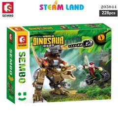 Robot khủng long chiến đấu màu nâu - SEMBO 205044