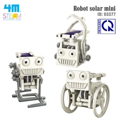 Đồ chơi (Giáo Dục STEAM, Độ tuổi 5+) Robot solar mini - 4M (Đồ chơi Khoa học, Lắp ráp)