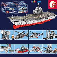 Đồ chơi lắp ráp Trực thăng quân sự-Sembo 202007