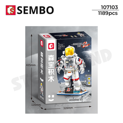 Lắp Ráp Robot Phi Hành Gia – SEMBO 107103