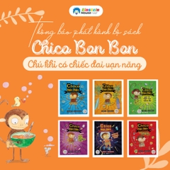 Bộ: Chico Bon Bon - CHÚ KHỈ có CHIẾC ĐAI VẠN NĂNG (Trọn Bộ 6 Cuốn)