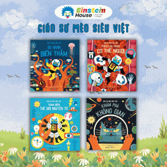 Bộ: Giáo Sư Mèo Siêu Việt - Du hành vào thế giới khoa học diệu kỳ (Trọn bộ 4 Cuốn)