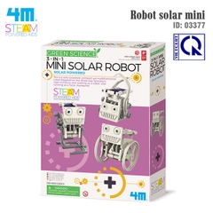 Đồ chơi (Giáo Dục STEAM, Độ tuổi 5+) Robot solar mini - 4M (Đồ chơi Khoa học, Lắp ráp)