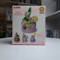 KAIDO-KD99031 Đồ chơi lắp ráp Gấu Teddy bánh Chanh leo đậu xanh