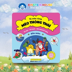 Sách Tô Màu Cùng Mèo Thông Thái: Bốn mùa