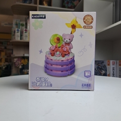 KAIDO-KD99032 Đồ chơi lắp ráp Gấu Teddy bánh Việt quất hương dâu