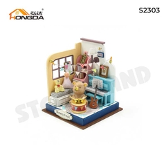 Bộ Đồ Chơi Sáng Tạo DIY Mô Hình Thu Nhỏ Góc Âm Nhạc - HONGDA S2303