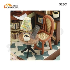 Bộ Đồ Chơi Sáng Tạo DIY Mô Hình Thu Nhỏ Góc Café Thư Giãn - HONGDA S2301