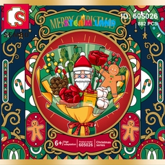 Bó hoa lego mừng Noel
