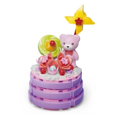 KAIDO-KD99032 Đồ chơi lắp ráp Gấu Teddy bánh Việt quất hương dâu