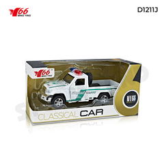 MY66-D1211J Xe hợp kim tỷ lệ 1:32 Mẫu xe tải nhỏ cảnh sát loại A