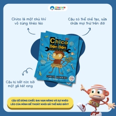 Bộ: Chico Bon Bon - CHÚ KHỈ có CHIẾC ĐAI VẠN NĂNG (Trọn Bộ 6 Cuốn)