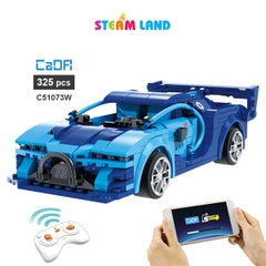 Xe Blue Race Car - CADA