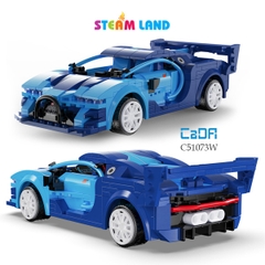 Xe Blue Race Car - CADA