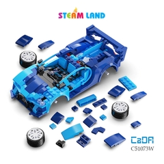 Xe Blue Race Car - CADA