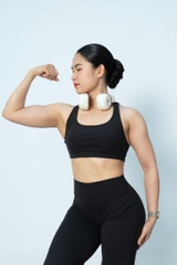 Áo Bra Thể Thao Tập Gym Có Mút Ngực Dáng Racerback - The Noir
