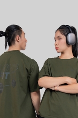 Áo Thun Thể Thao 4 Chiều Love & Fit - Xanh Olive