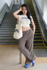 Quần Dài Nỉ Ống Suông FITMODE - Xanh Navy