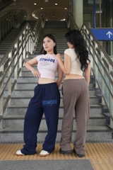 Quần Dài Nỉ Ống Suông FITMODE - Nâu