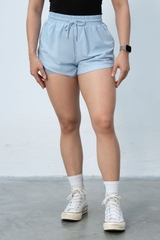 Quần Short Thể Thao 2 Lớp ANYWEAR - Xanh Baby